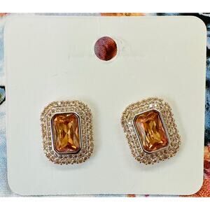 Bomb Party Smokey Topaz Earrings
